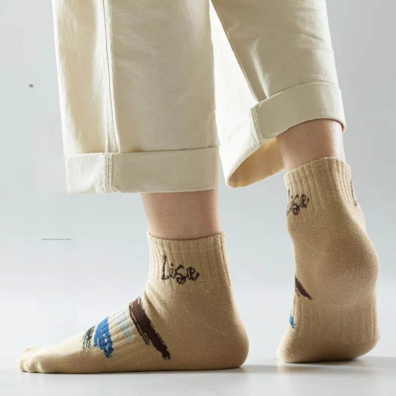 MIIOW Ankle Socks Unisex 5 Pack Mixed Color-2