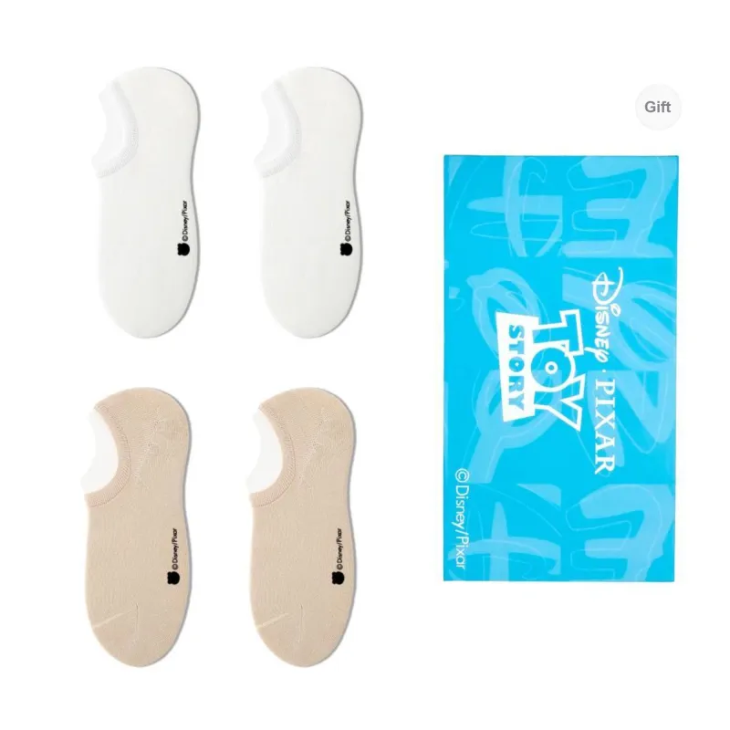 Disney No Show Socks Unisex Box 4 Pack-18