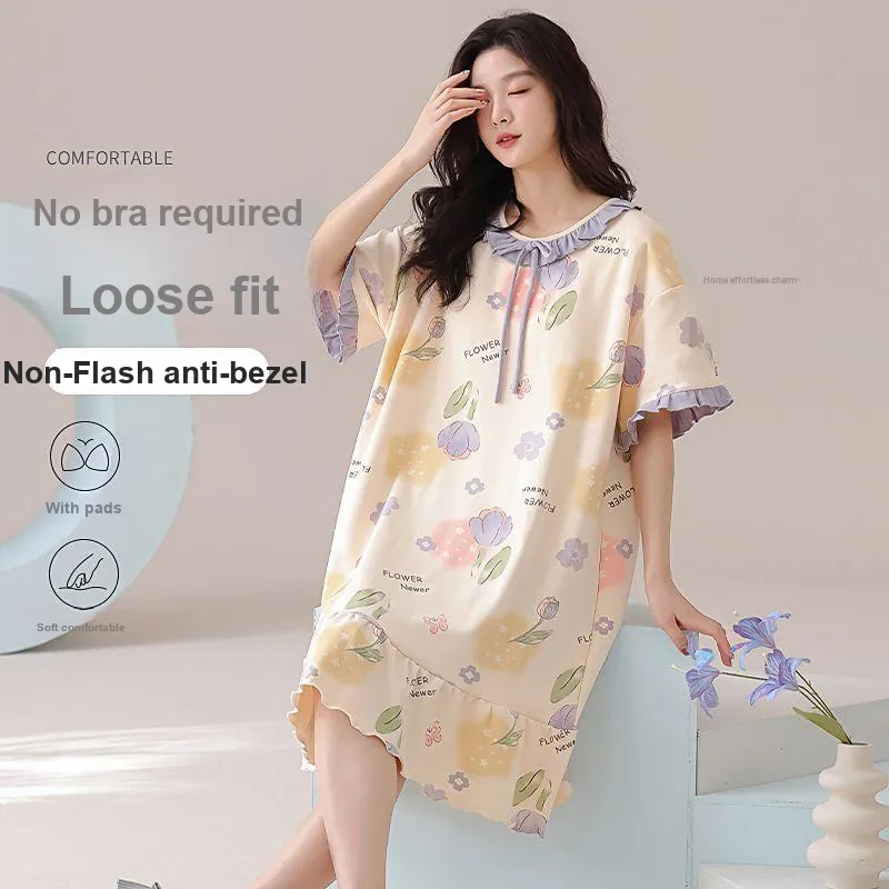 XISHE Women's Nightgowns-3