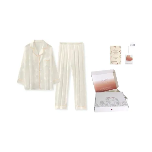 WANANNI Пижамный комплект женский светло-абрикосовый