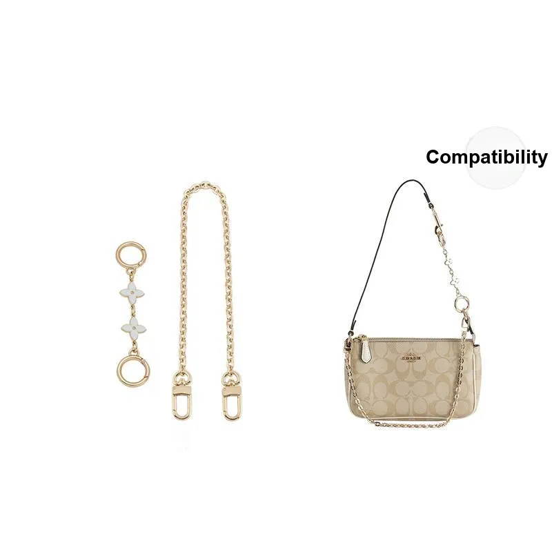 Luxury Care Artisan Workshop Metal Bag Accessory Bag Strap Unisex Gold
