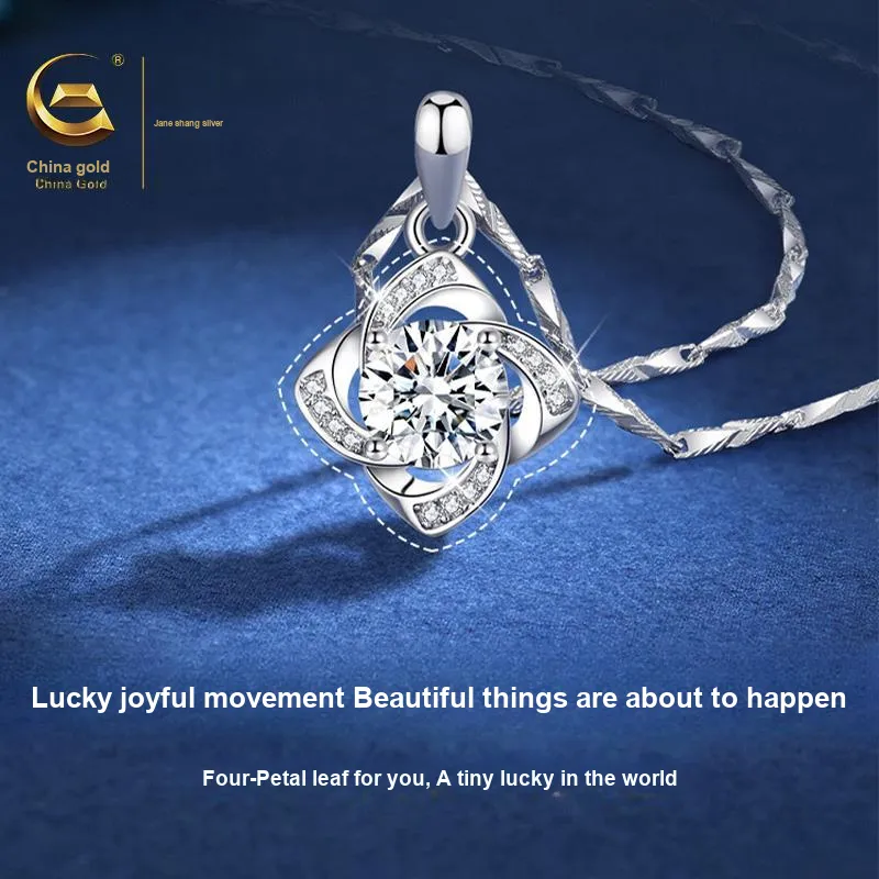 ZSY Sterling Silver Necklaces For Girls Women's-2