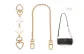 [Gold]White Four-Leaf Clover Extender Chain+Decorative Chain