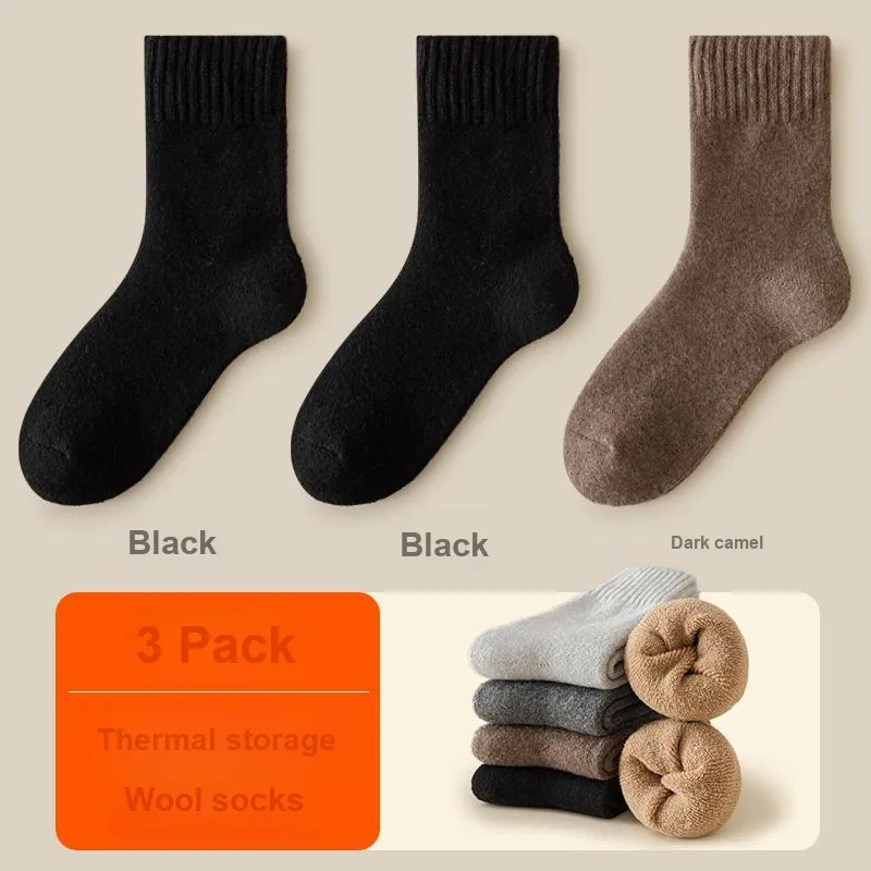 H YXIANG Mid Calf Socks Men's Combo Set-3