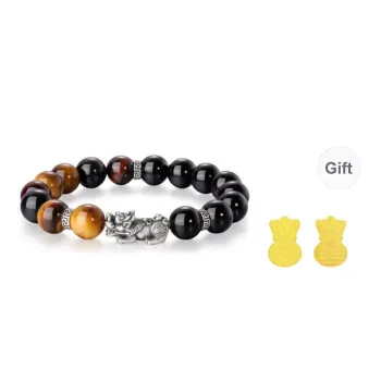 JINLIUFUJIXIANG Natural Agate Bracelets Men's