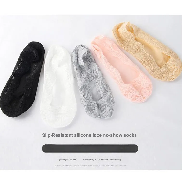SOIE No Show Socks Women's 5 Pack-7