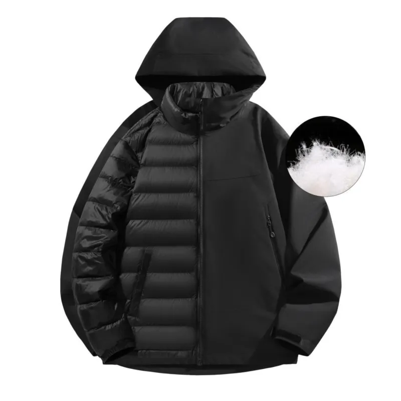 JUNGLE PANDA Water Resistant Windproof Breathable Wear Resistant Warm Windbreaker Jacket Unisex-35