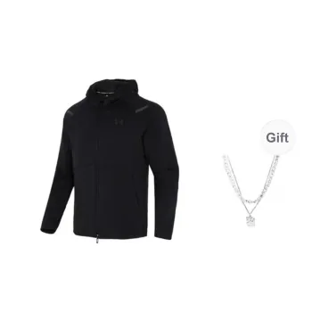 Under Armour Jackets Coats Unisex Black Comes With Necklace