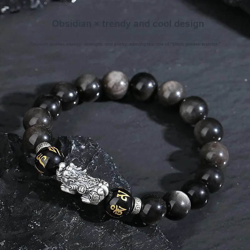 ASTAR HADES Obsidian Bracelets Unisex-3