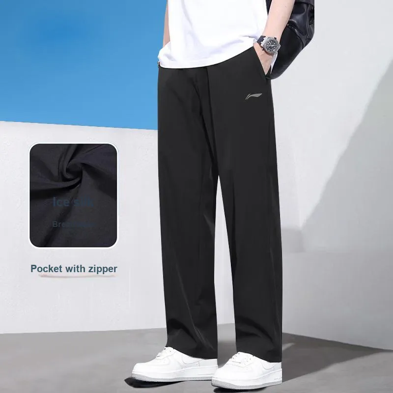 LiNing Badminton Series Casual Pants Men Black-1