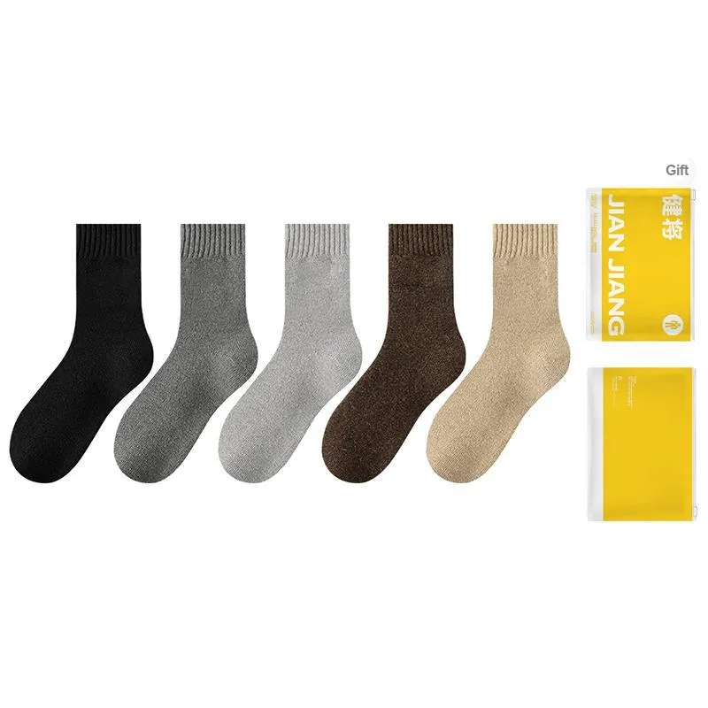 Master Mid Calf Socks Men's Shopping Bag Combo Set-16
