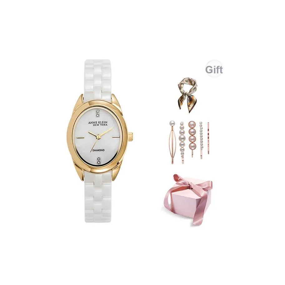 ANNE KLEIN Кварцевый механизм Женские часы 26мм*31мм Мать жемчуга Цвет