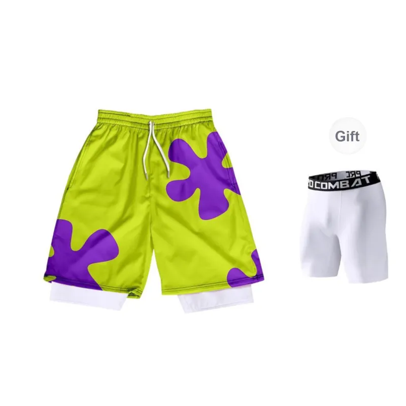 SUNSETMONENT Basketball Shorts Unisex Green-0