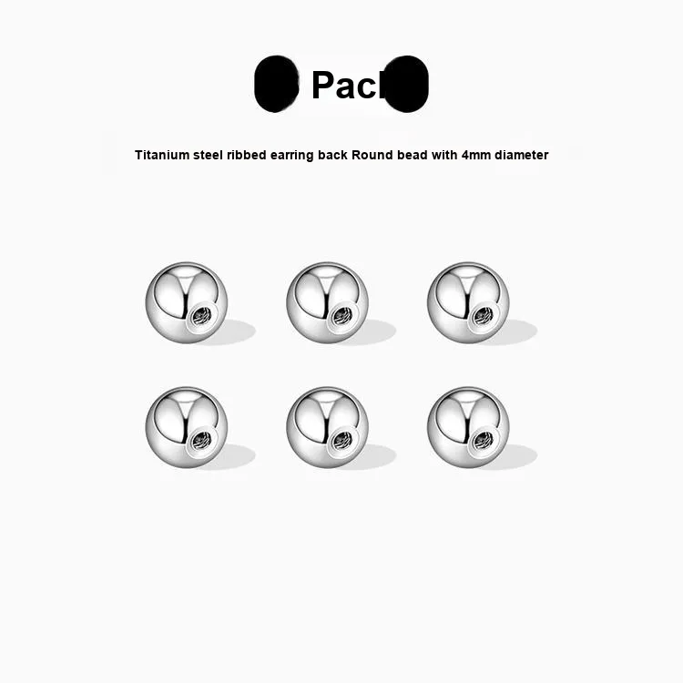 JOLLY NOTE Titanium Steel Stud Earrings Unisex-1
