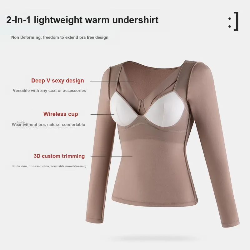 Anna Sweet Talks Thermal Tops Women's-3