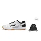 White Black+Corduroy Shoe Bag