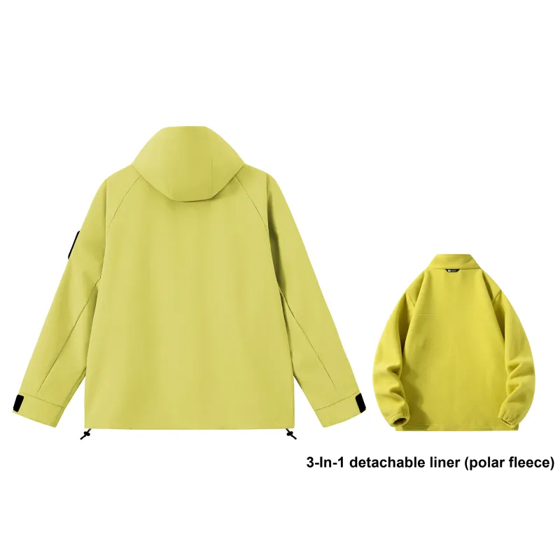 P8H9 Water Resistant Windproof Breathable Warm Lightweight Windbreaker Jacket Unisex-38