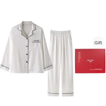 MEITENG Pajama Set Women's Gift Box Set White