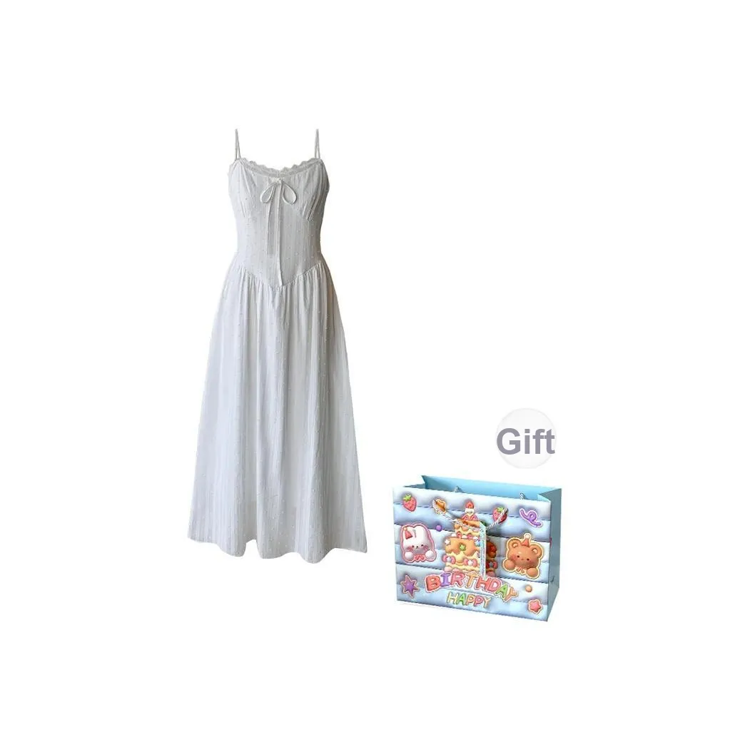 REMOULD Slip Dresses Women's White