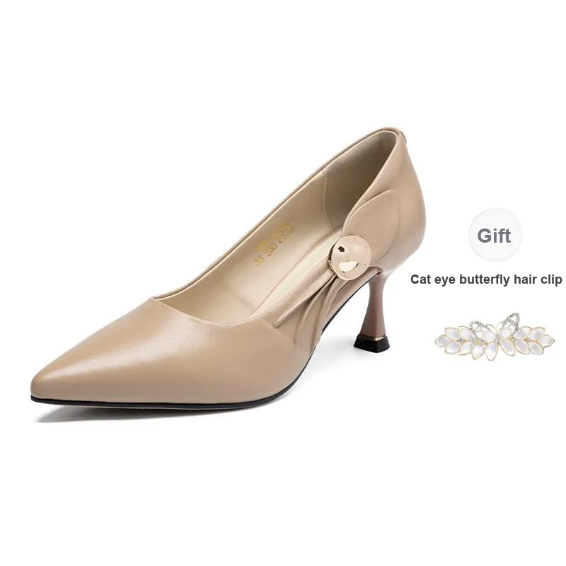 ZHR Slim Heel High Heels 6.5cm Women's-14