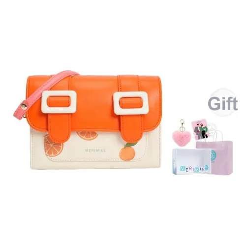 MERIMIES Сумка через плечо из искусственной кожи женская оранжевая летняя оранжевая
