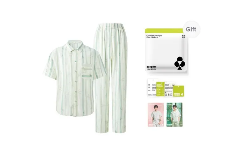 YOUKESHU Men Pajama Sets-3