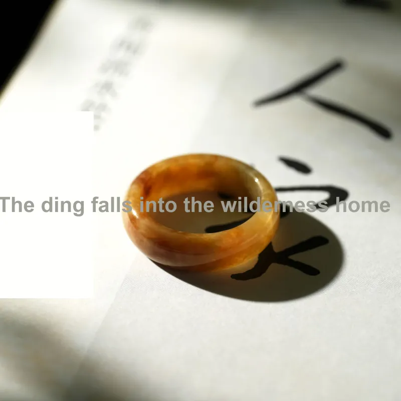 Clear Snow Glutinous Jade Jadeite Rings Unisex-1