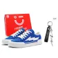 White Blue (with Keychain)