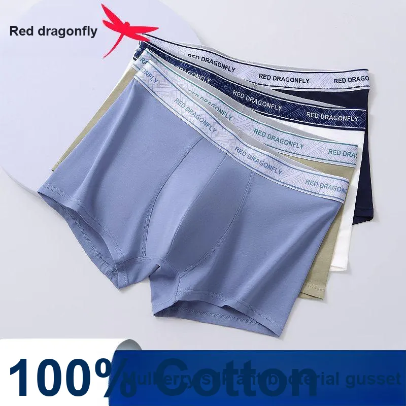 RED DRAGONFLY Cotton Panties Men's 3 Pack Box-4