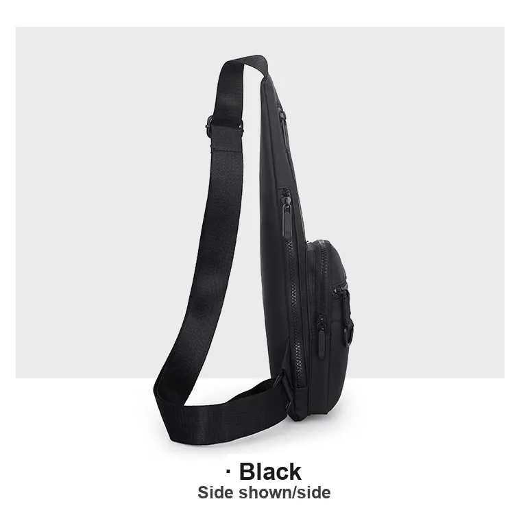 BEN SHERMAN Nylon Sling Bag Unisex Black/Gray/Green/Blue-2