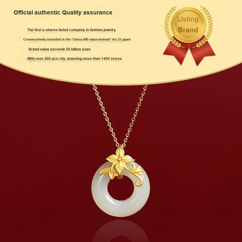 CHAOHONGJI Natural Chalcedony Necklaces Women's-3