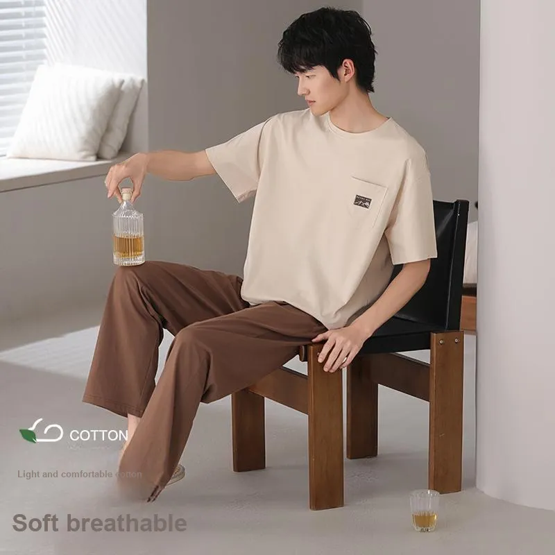 Top Melon Men Pajama Sets-1