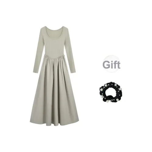 WUSHANSHAN Длинное платье с длинными рукавами женское