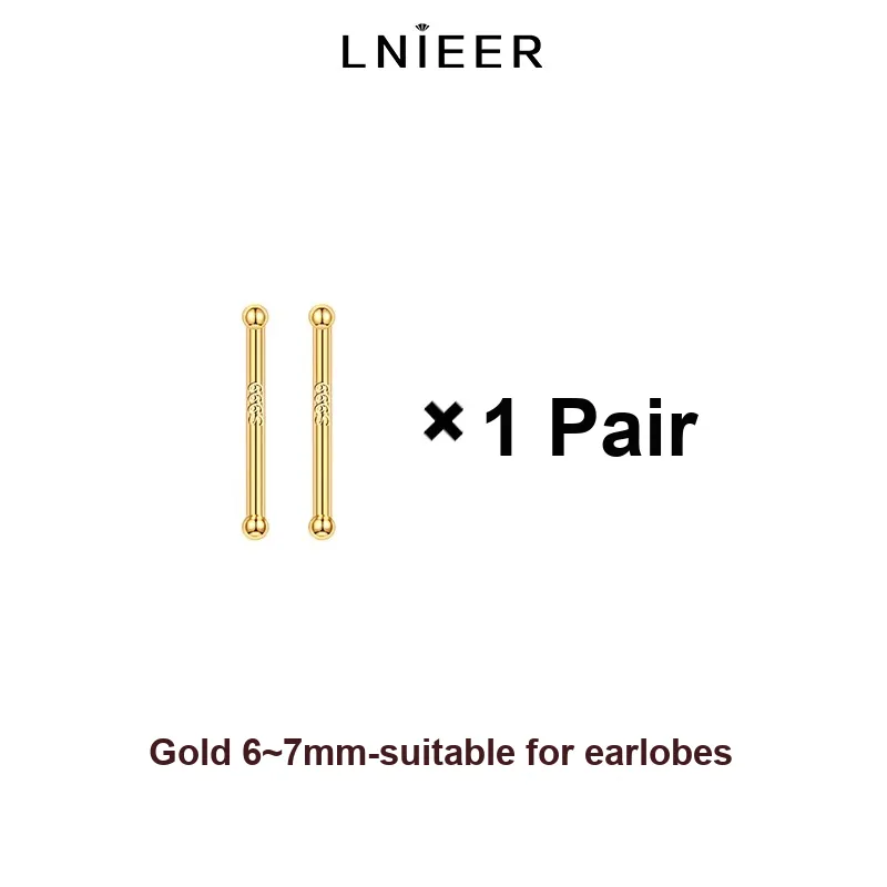 LNIEER 999 Fine Silver Stud Earrings Women's-17