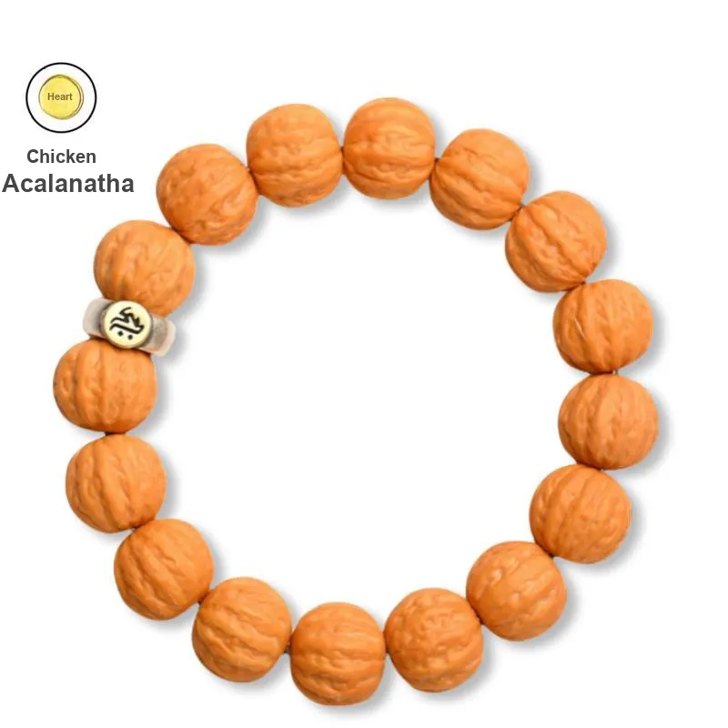 Harf Monkey Head Walnut Bracelets Unisex-15