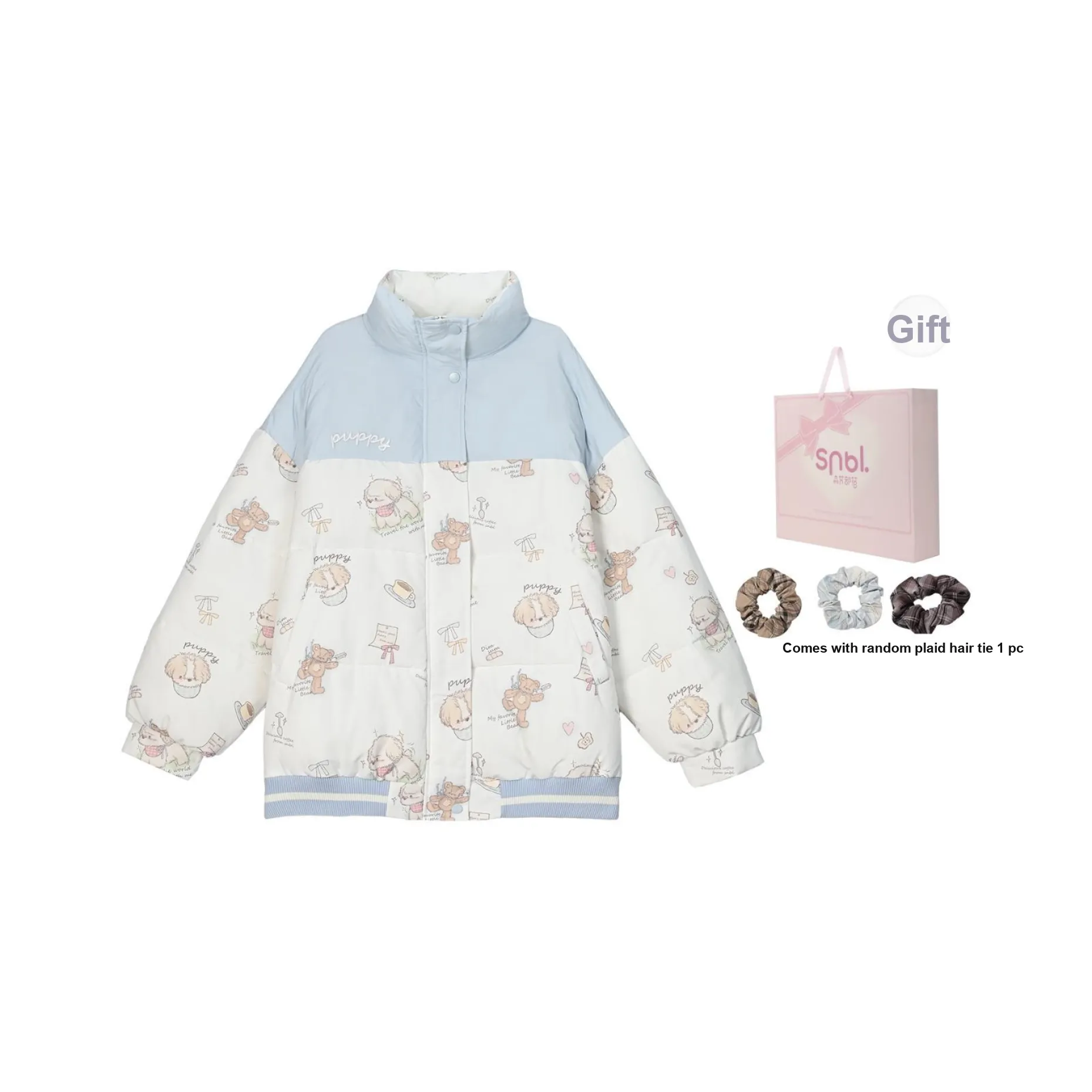 SNBL Puffer Jackets Women's White
