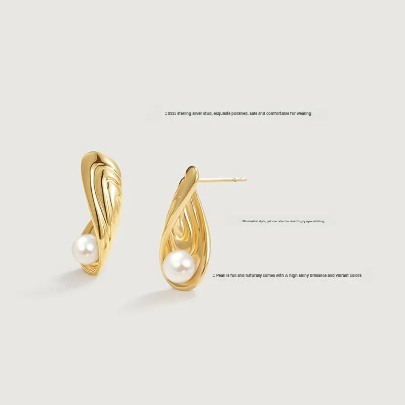 Amber Lollipop Pearl Earrings Women's-6