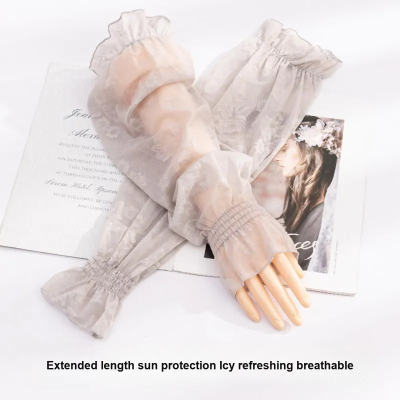Shanghai Story Polyamide, Elastane Sun Protection Sleeves Women's-1