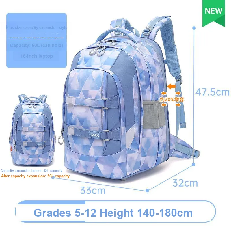 HERDER Polyester Student Bag Large Size-10