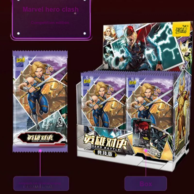 KAYOU Marvel Character Marvel Hero Showdown Basic Edition Volume 1 Blue Card-4