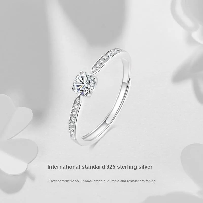 JUICY GRAPE S925 Silver Moissanite Rings Unisex-2