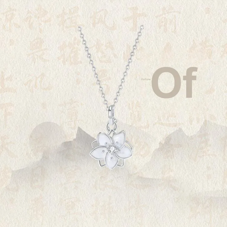 Chongqing Gold Store S925 Silver Necklaces Women's-3