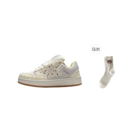 BINGO DUCK Skateboard Shoes Women's Yellow