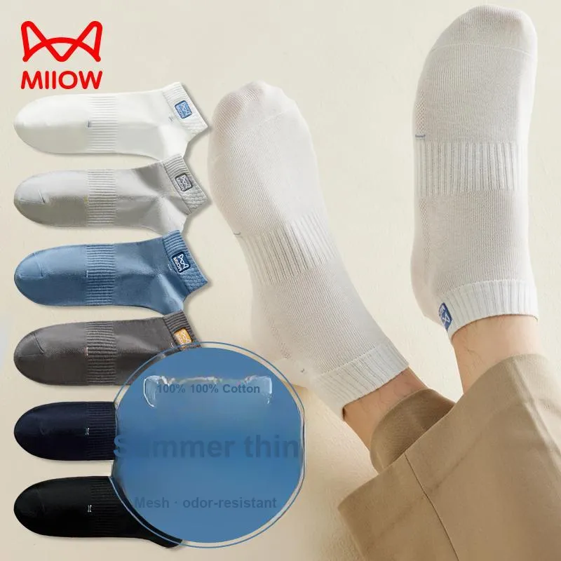 MIIOW Cool One Summer Series Ankle Socks Men's 5 Pack-13