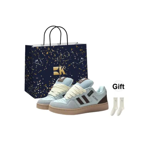 Boldi Kuki Покрытие Slip-Resistant и Abrasion-Resistant Низкие Кроссовки для Скейтбординга Женские Озерный Синий