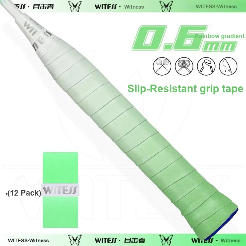 WITESS Badminton Grip Tape Macaron Color Palette 6 Colors To Choose PU Thin 1100*25*0.6mm-74