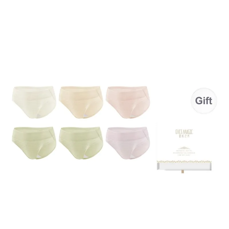 XIA.WA.ZHI.XIU Underpants Women's Shopping Bag 6 Pack-25