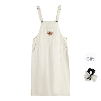 TUSHIFEI Slip Dresses Women's Beige Apricot+Hair Tie Comes With
