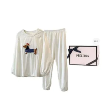 OEING Pajama Set Women's Gift Box Set White