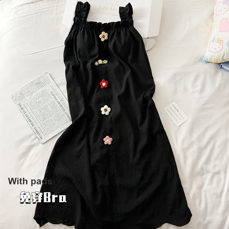 Maultiay Nightgown Women's Black-5